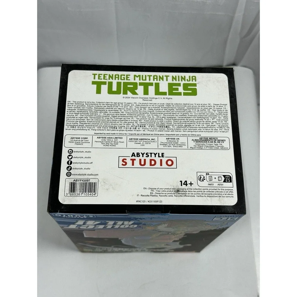 TMNT Leonardo Figure 8.2in ABYstyle Studio‎ 2024 Official PVC Statue New Turtles